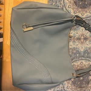 Dusty blue purse